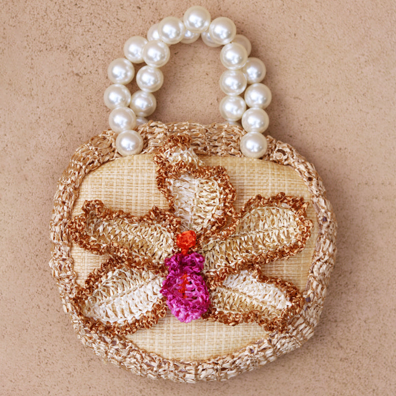 Crochet Pearl Bag