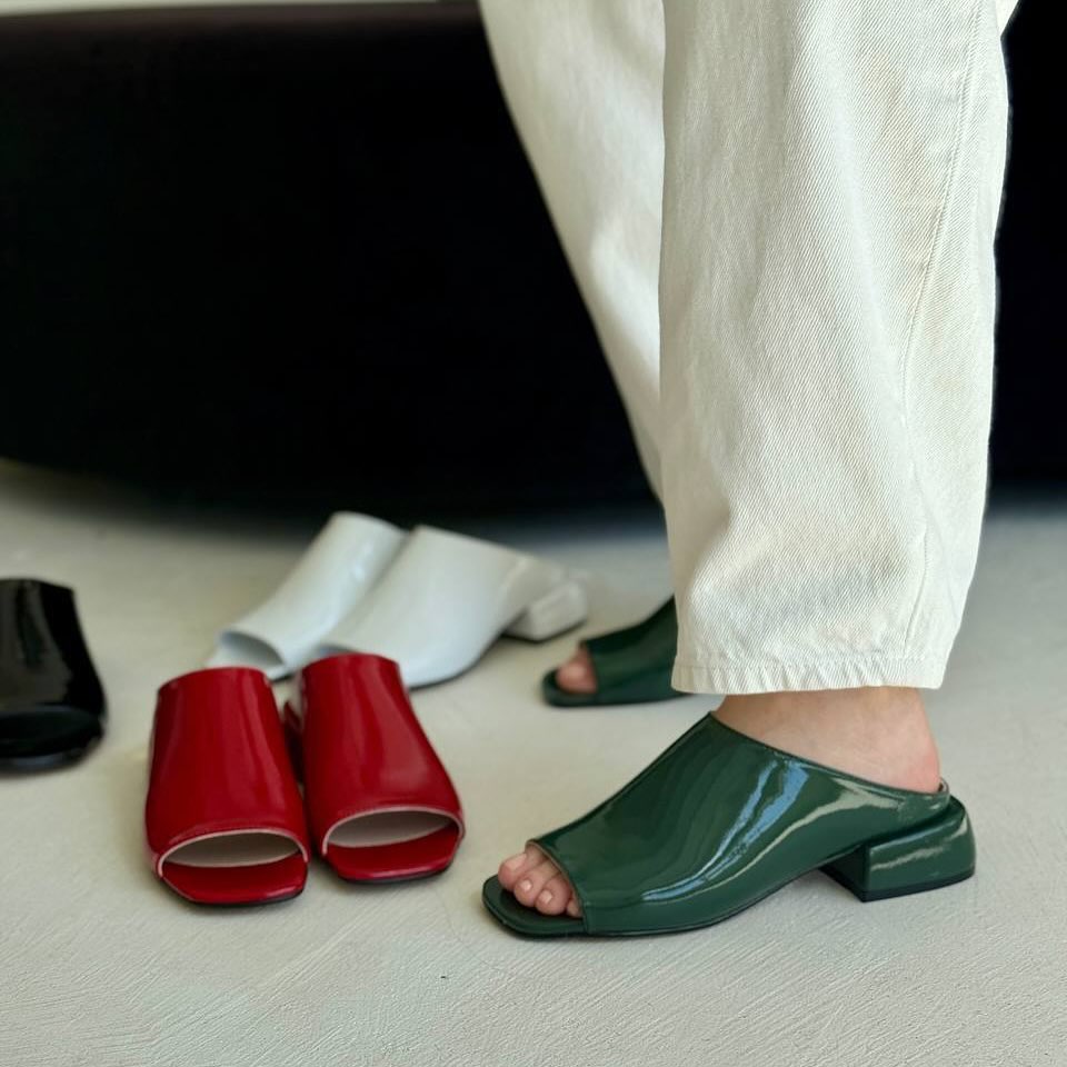 Sheepskin Low-heel Slippers