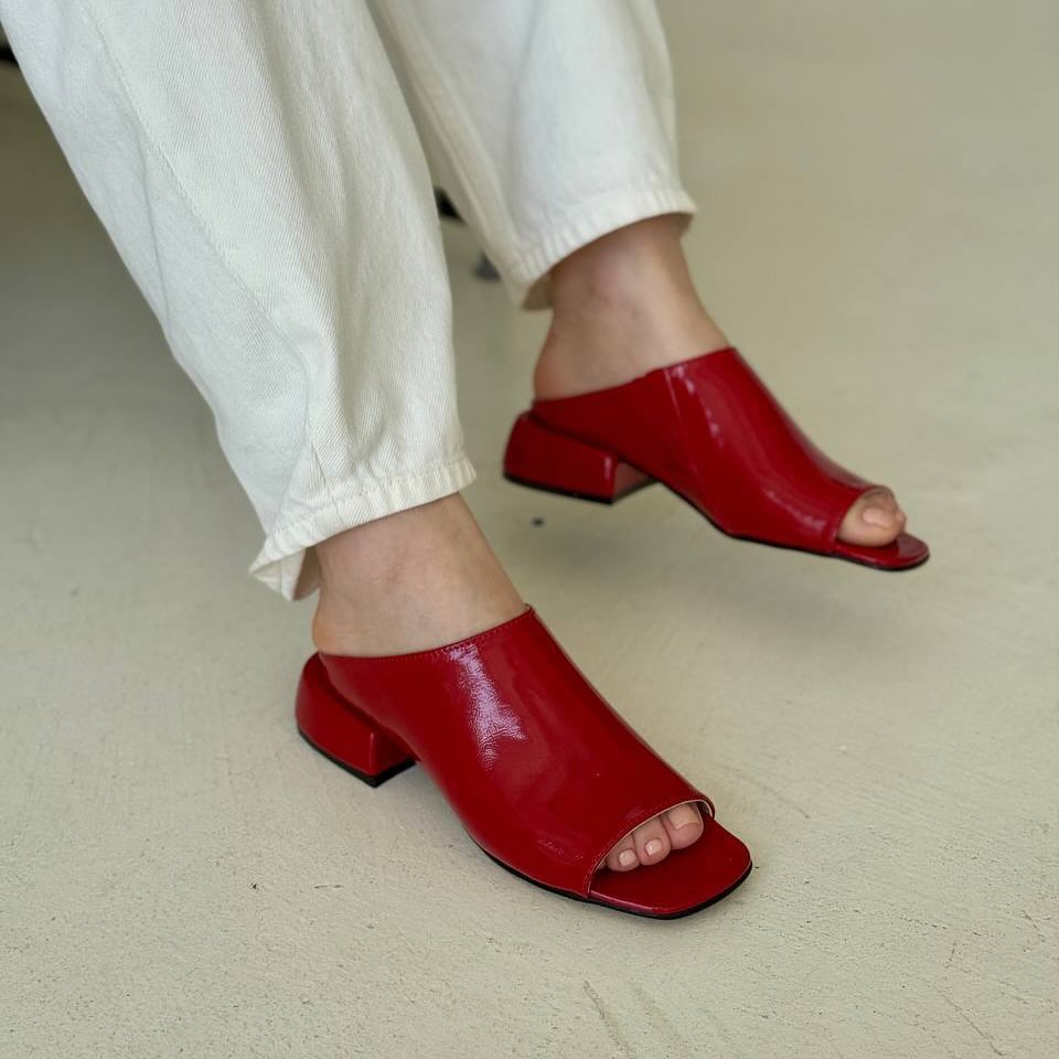 Sheepskin Low-heel Slippers