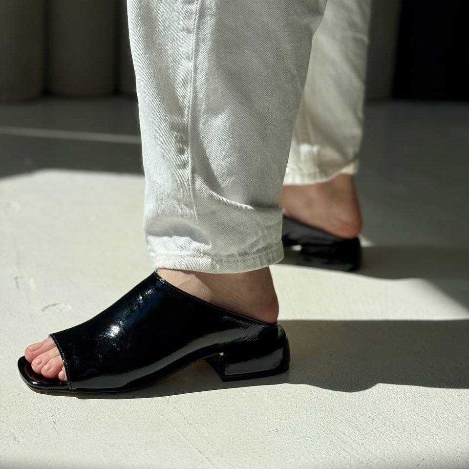 Sheepskin Low-heel Slippers