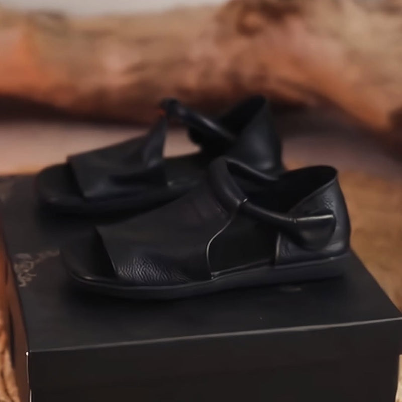 Fish Mouth Flat Sandals
