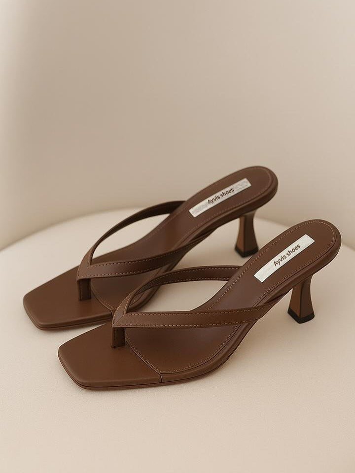 Flip-flops High-heeled Sandals