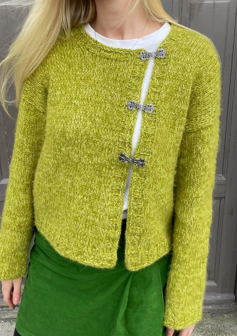 Buckle Knit Sweater Cardigan