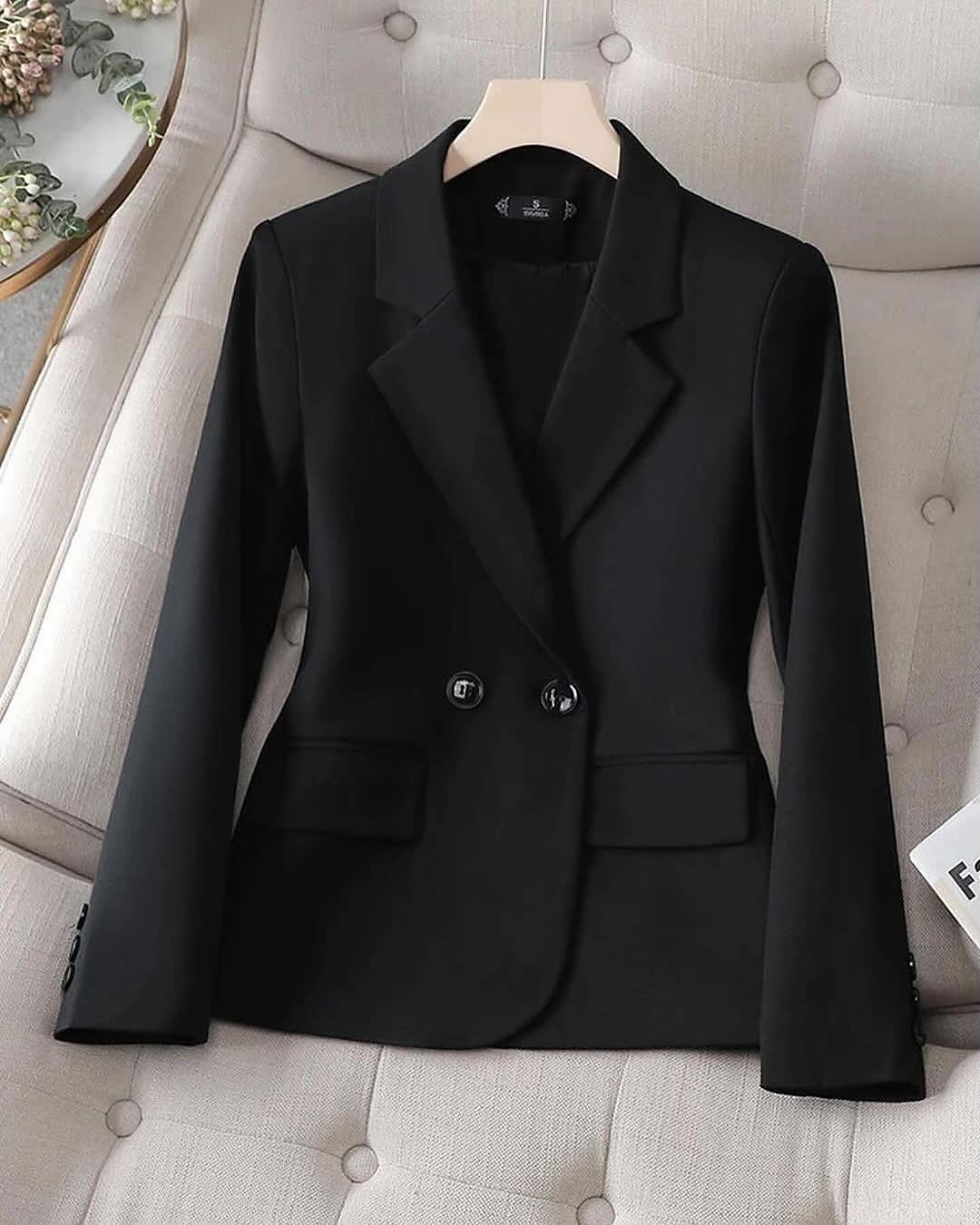 Fashion Double-breasted Blazer