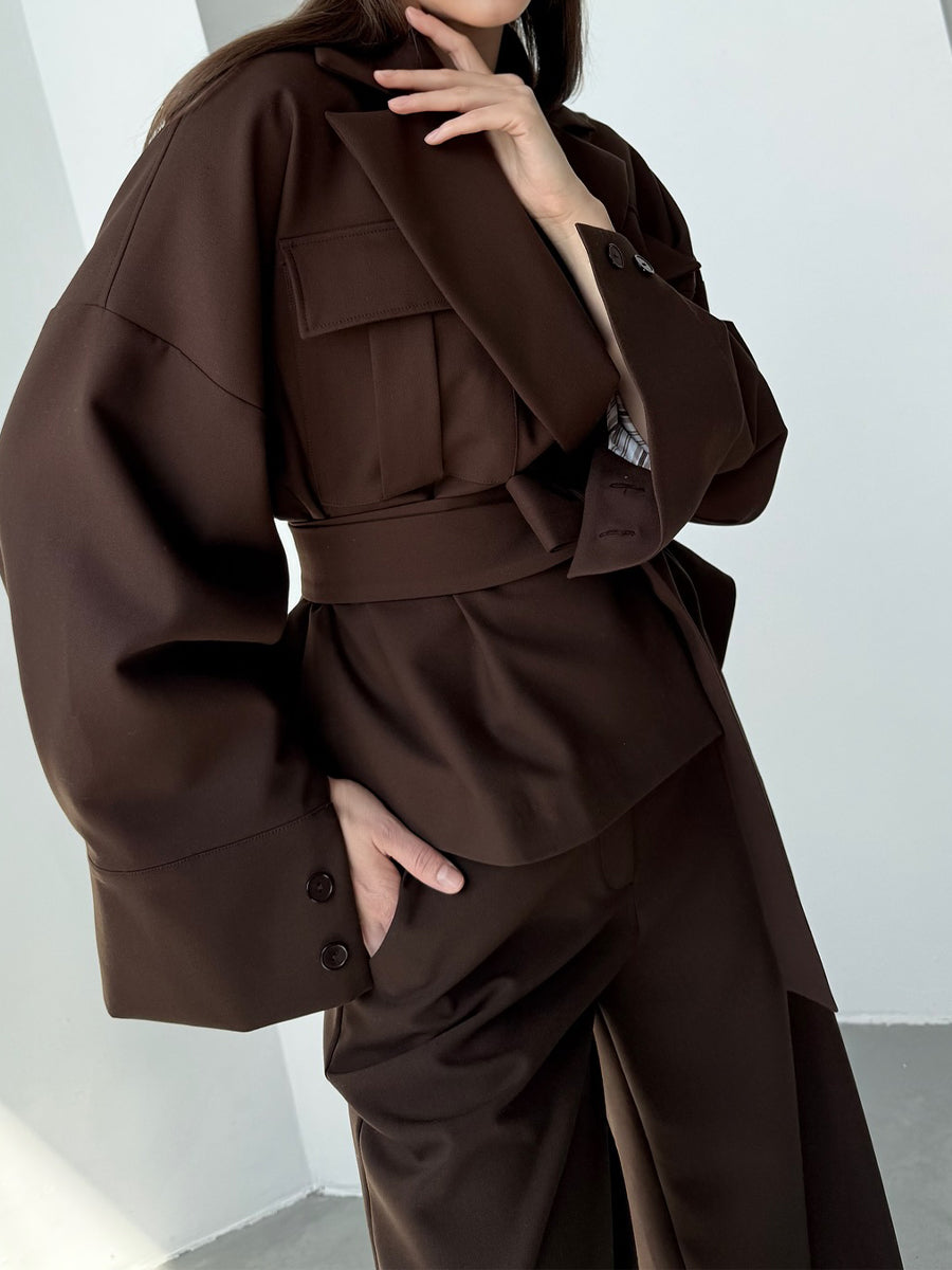 Elegant Pockets Two Pieces Set