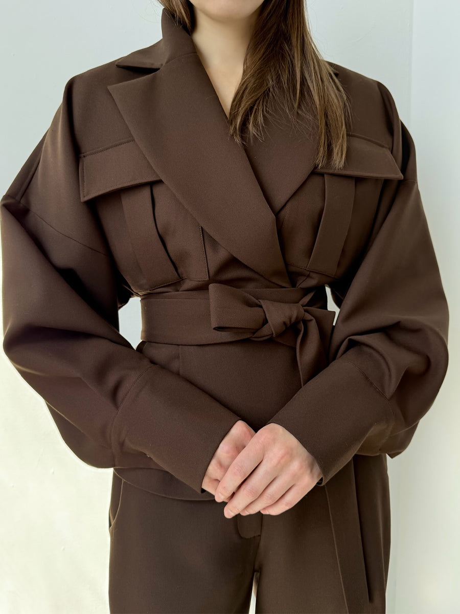 Elegant Pockets Two Pieces Set