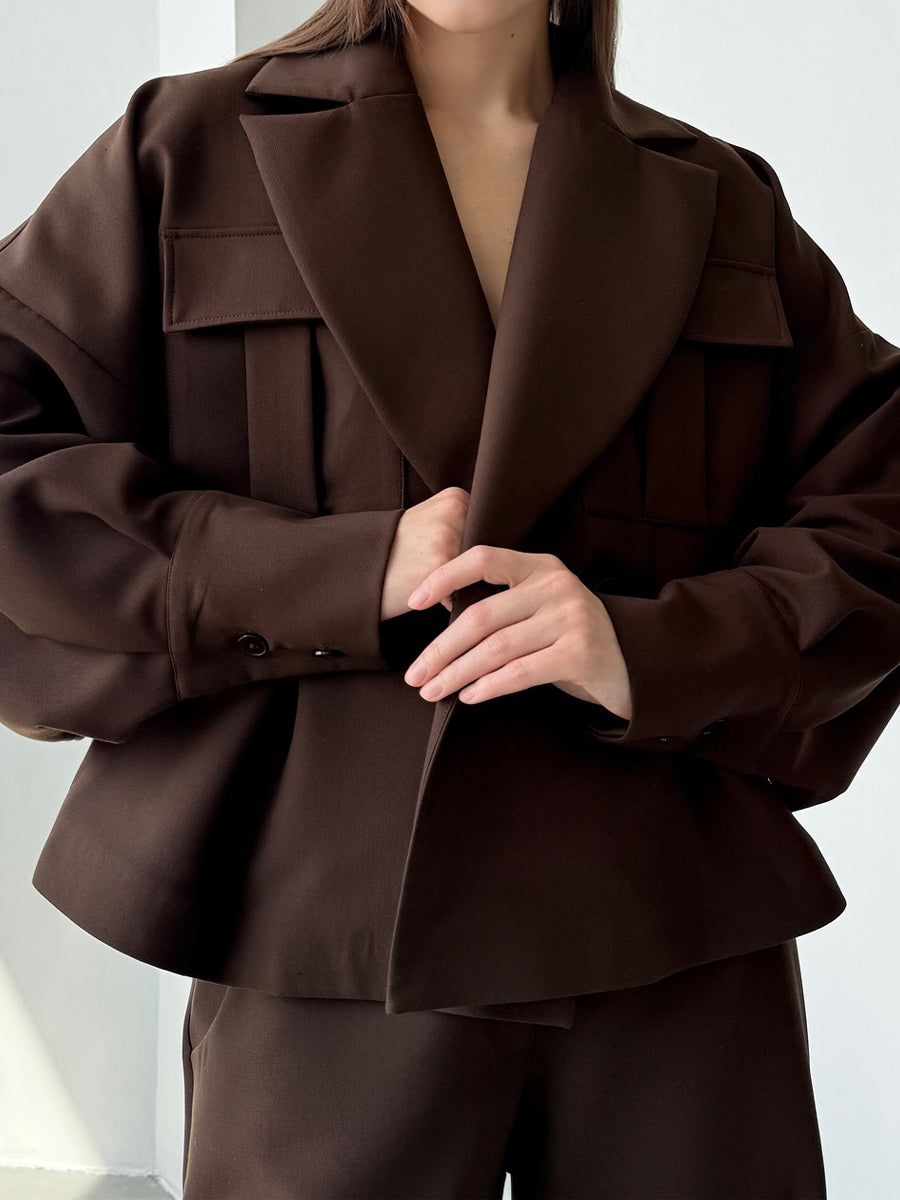 Elegant Pockets Two Pieces Set