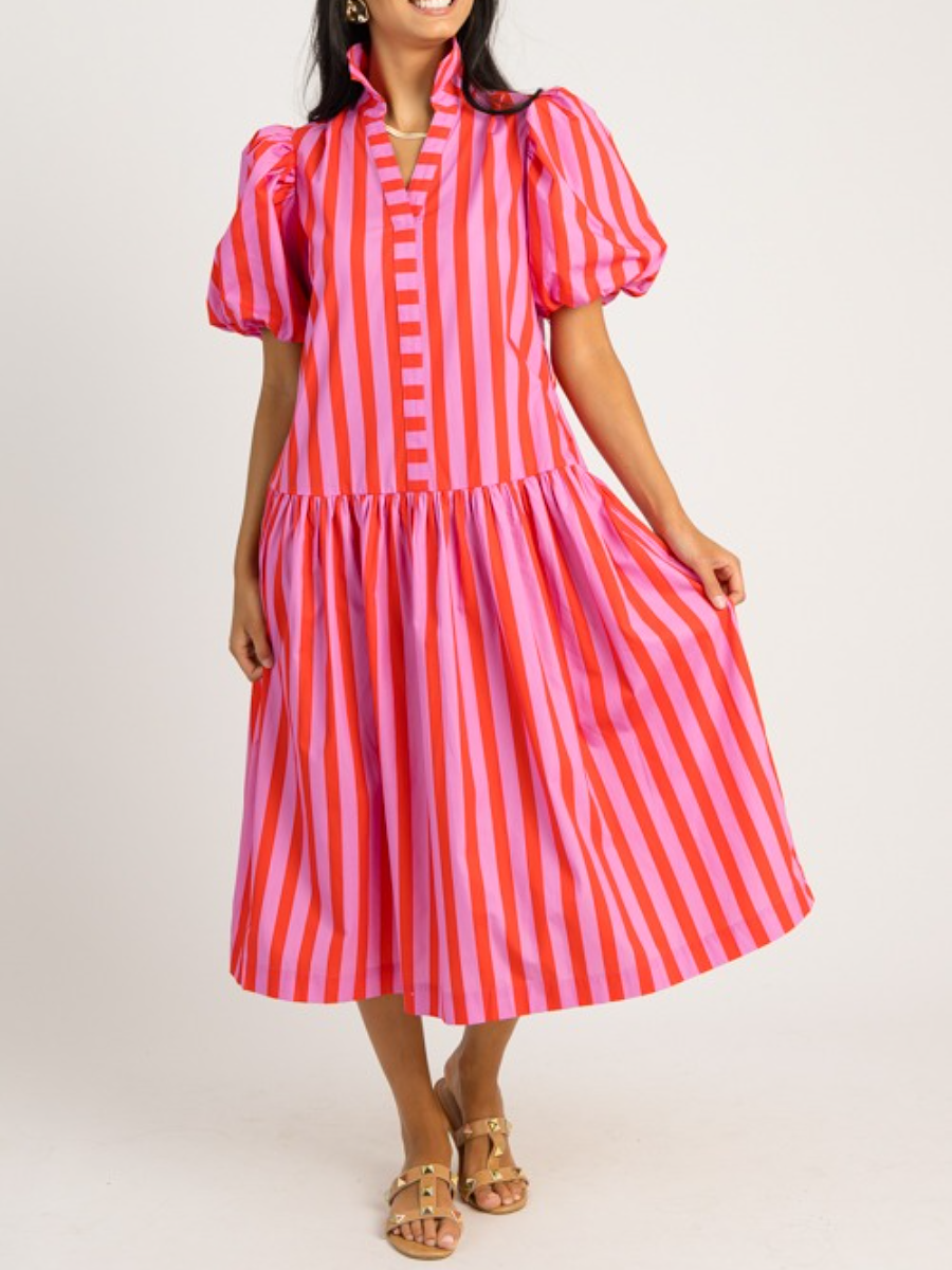 Striped Loose Dress