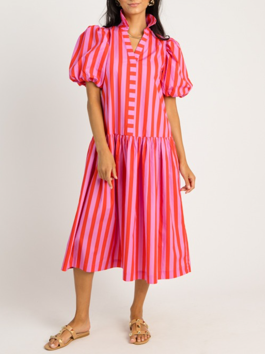 Striped Loose Dress