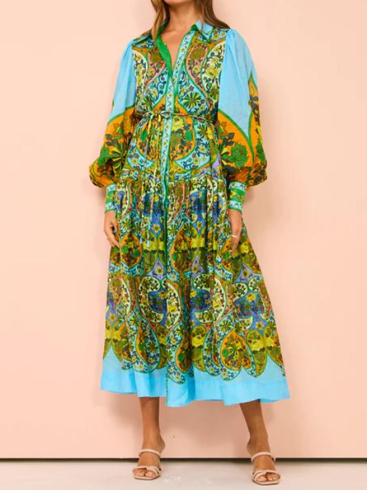 Alemais Sofie Shirtdress In Multi