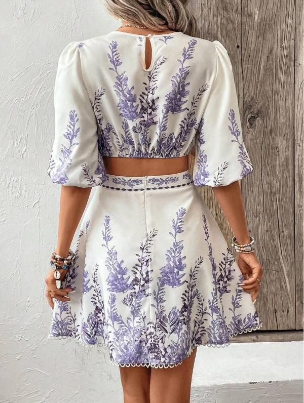 The Floral 2pc Skirt Set