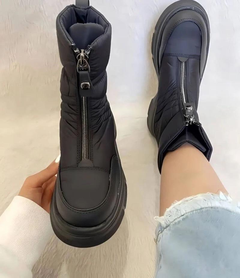 Women's Ankle Boots With A Jacket