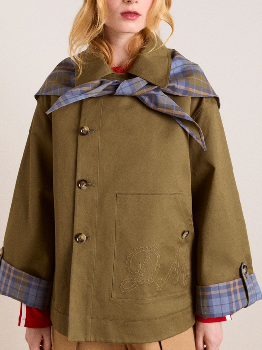 Front And Back Windbreaker Jacket
