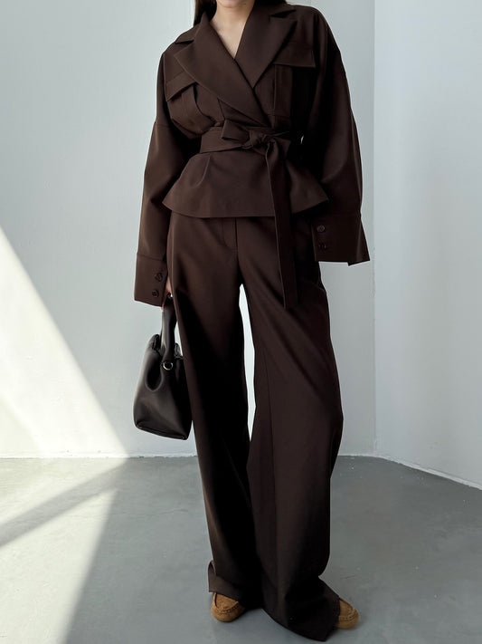 Elegant Pockets Two Pieces Set