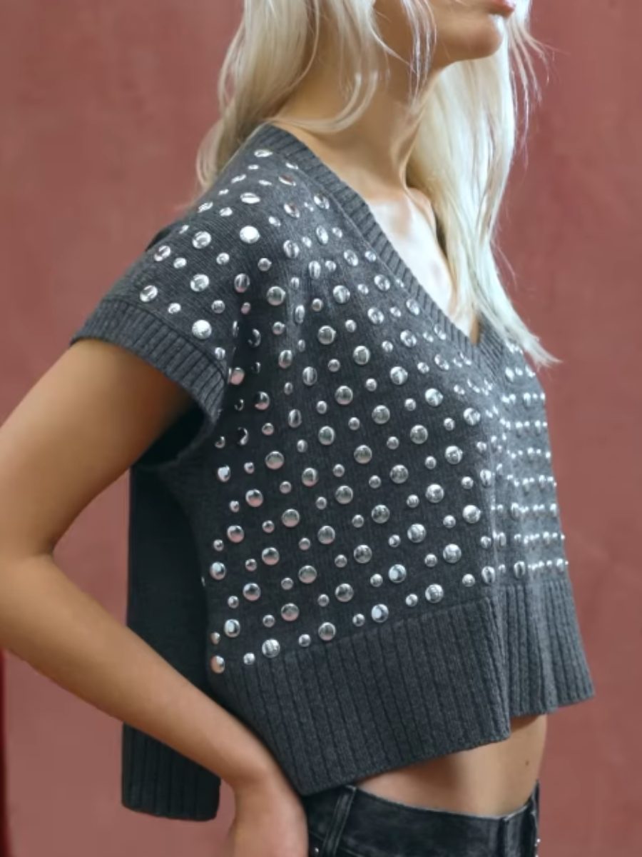 Studded Pants Suit