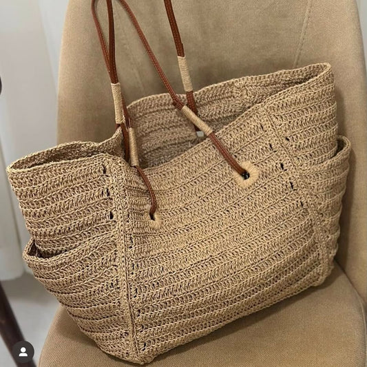 French Retro Woven Bag