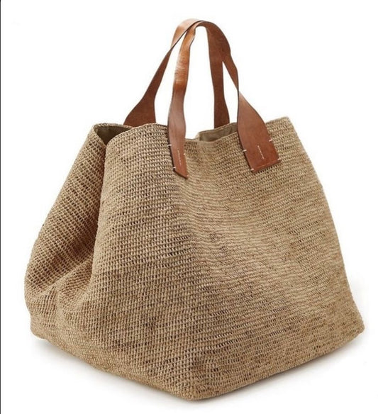 Large Capacity Hand Woven Bag