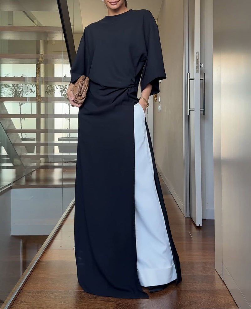 Simple Fashion Split Casual Dress