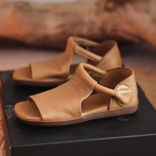 Fish Mouth Flat Sandals